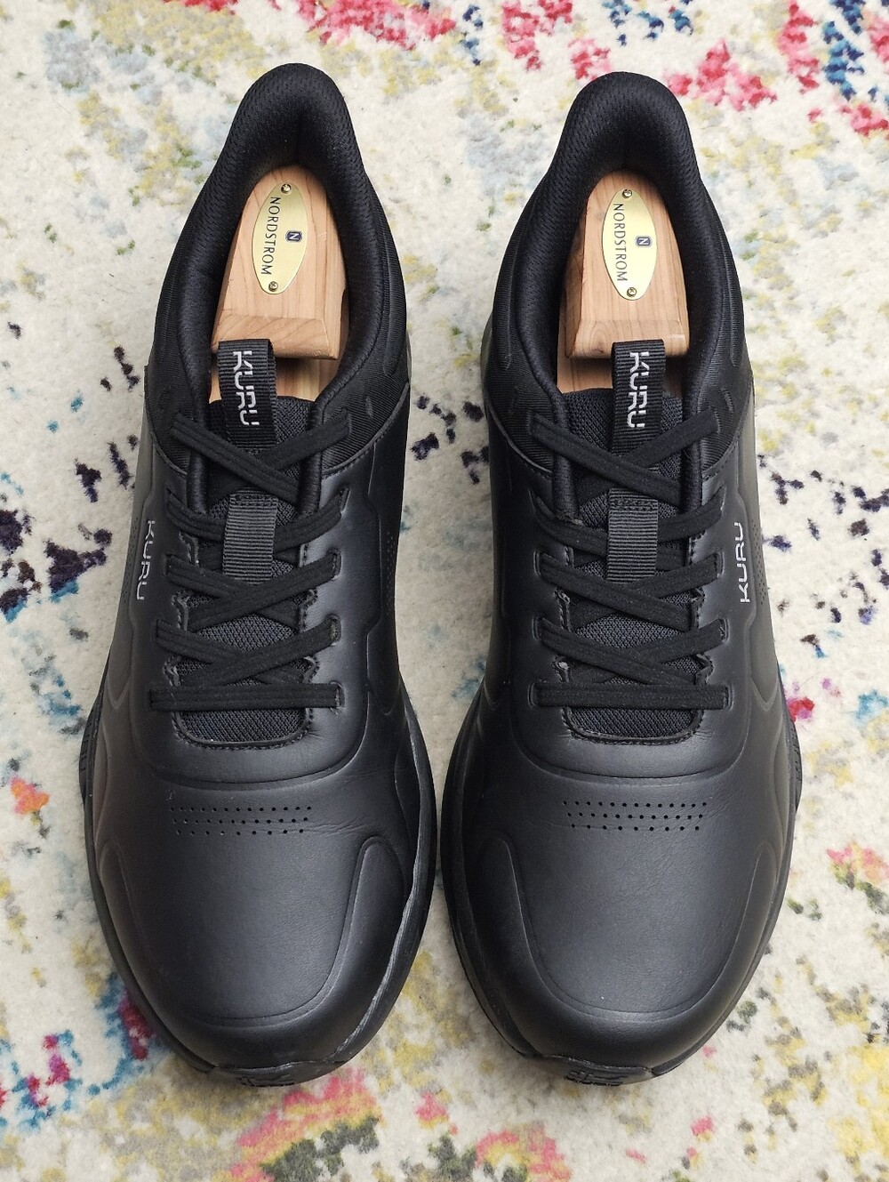 Kuru Shift Jet Black Mens Size 11 Anti Slip Work Athletic Comfort Shoes Lace Up